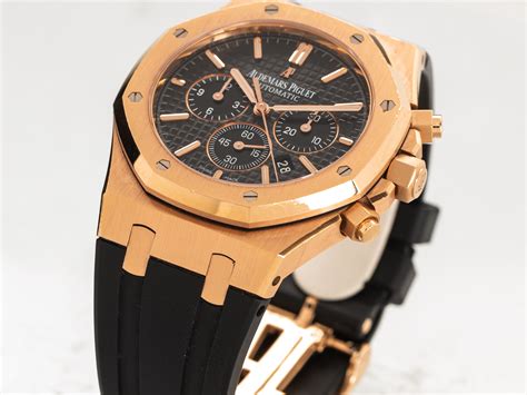 audemars piguet day date gold bracelet|audemars piguet with rubber strap.